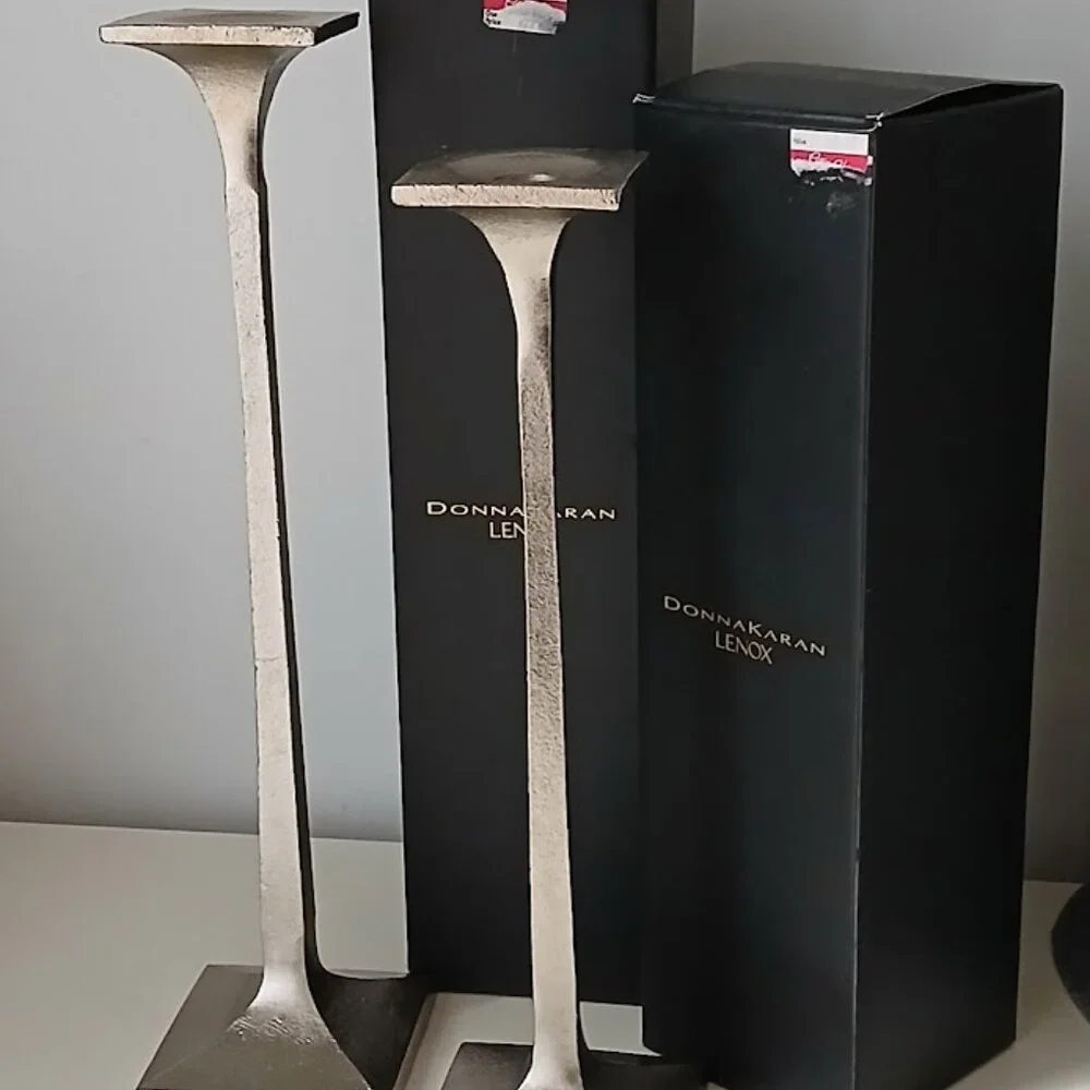 Donna Karan Candle Sticks - set of (2) - New